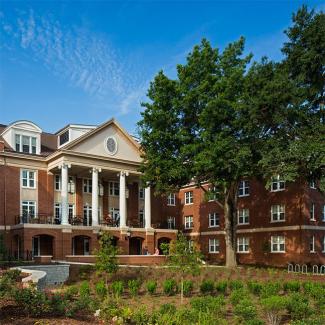 Sunny day at Rutherford Hall