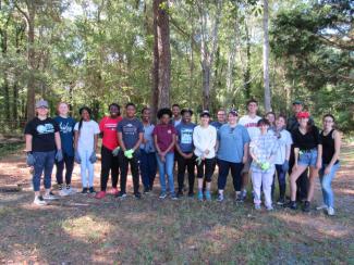 FRC members at Gospel Pilgrim Cemetery