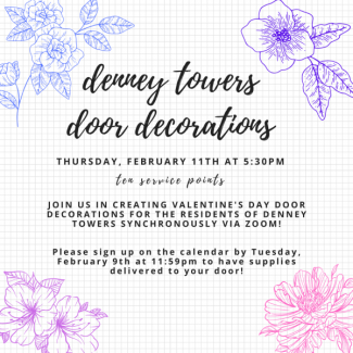 Denney Towers Door Decorations