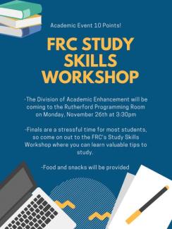 Study Skills Workshop 11.16