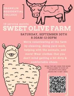Flyer for event