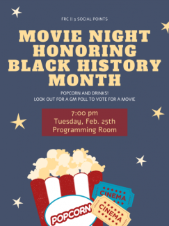 Black History Month Movie Night poster