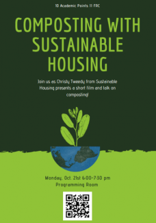Composting with Sustainable Housing poster