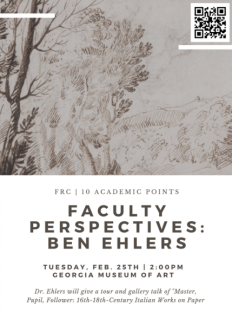 Faculty Perspective: Dr. Ehlers at GMoA poster