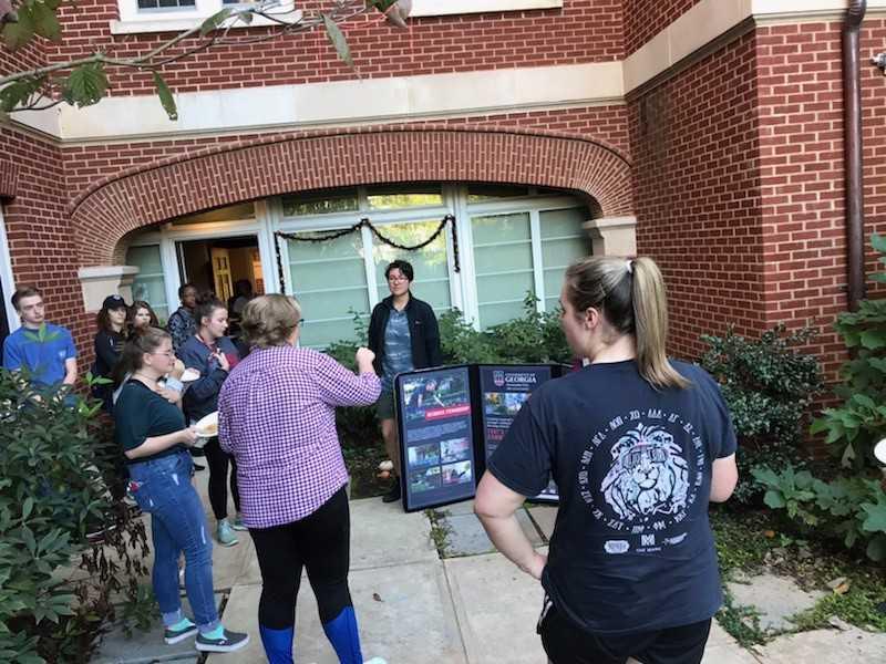 Office of Sustainability visits Rutherford to discuss composting