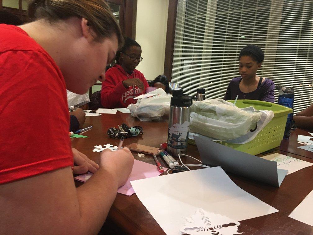 Christmas Card Making Service Event
