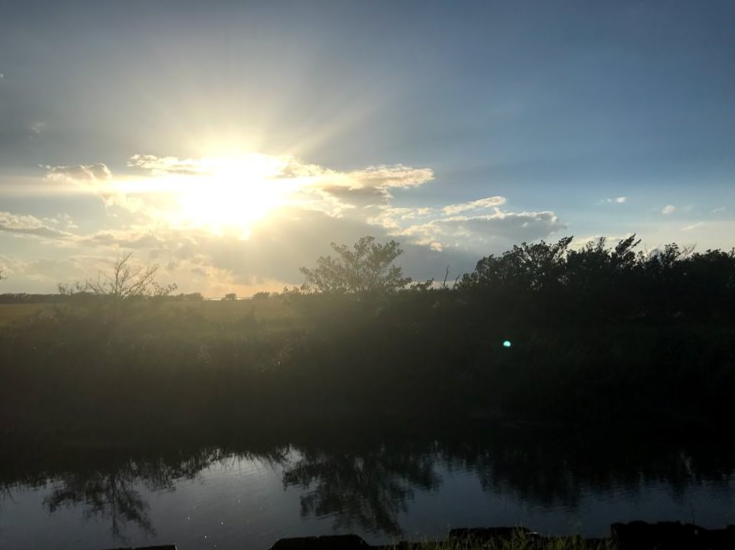 Sapelo Island sun