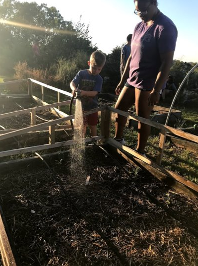 Rooftop garden service event