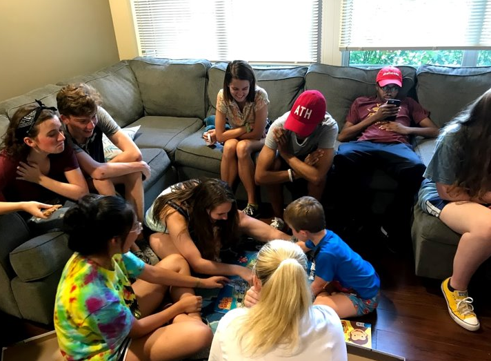 Cookie night turned game night with Cooper & Chera Jo