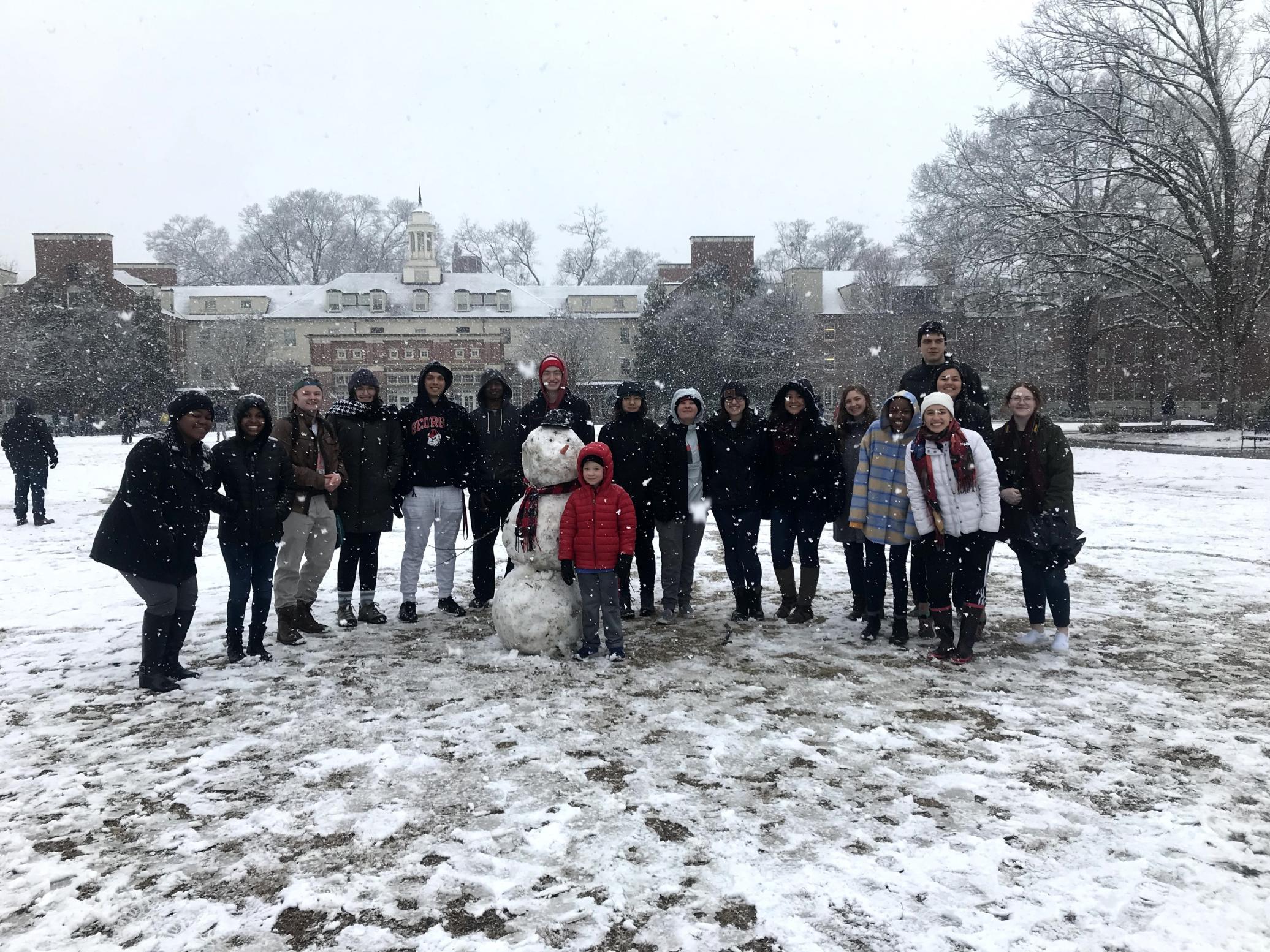 FRC members enjoy the snow