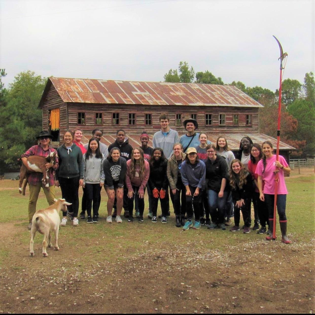 Group photos of FRC members at Sweet Olive Farm
