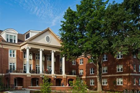 Sunny day at Rutherford Hall