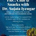 Chat & Snacks 10.5.18