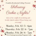 February cookie schedule