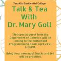 Talk & Tea 4.22.19