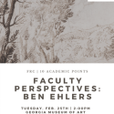 Faculty Perspective: Dr. Ehlers at GMoA poster