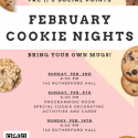 February Cookie Nights poster