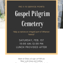 Gospel Pilgrim Cemetery Flyer